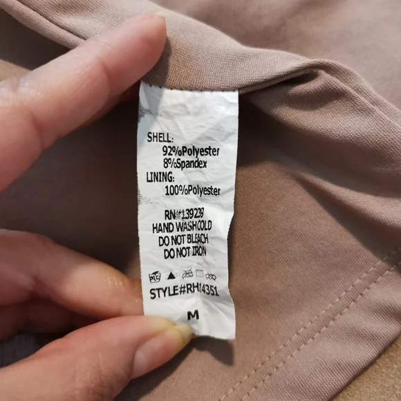 DO+BE Suede bell sleeve top, Tan Color Sz M - Picture 5 of 10